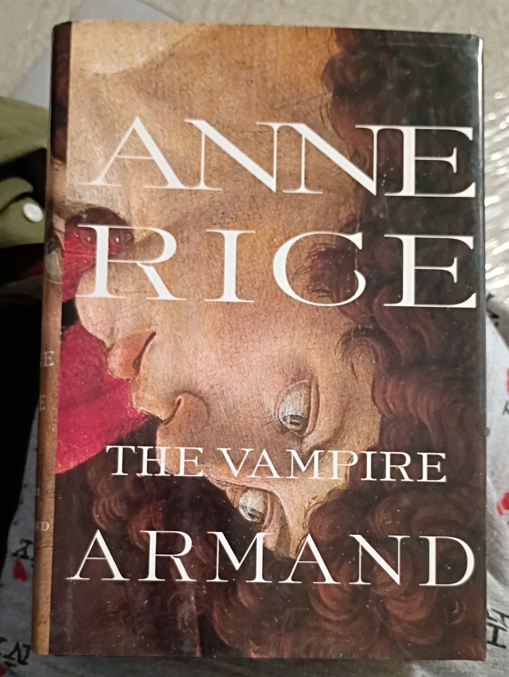 The Vampire Armand Hardcover Art Book - Brown & Red Cover